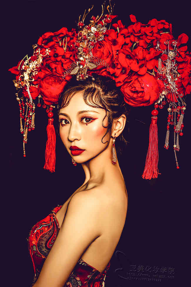 秀场造型-中国红